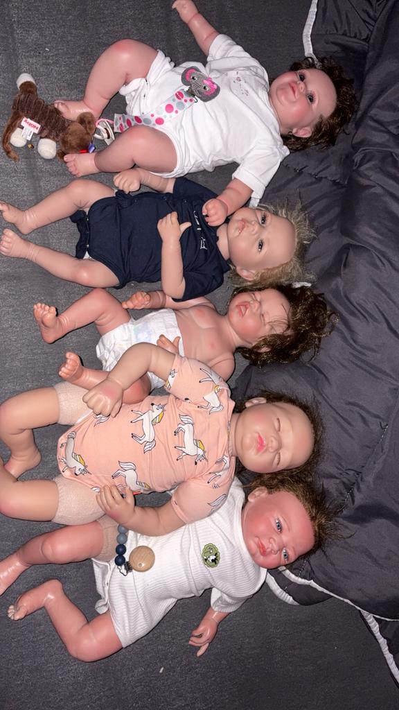 Realistische Reborn Baby Poppen - Diverse Modellen, Ophalen of Verzenden, Zo goed als nieuw, Babypop