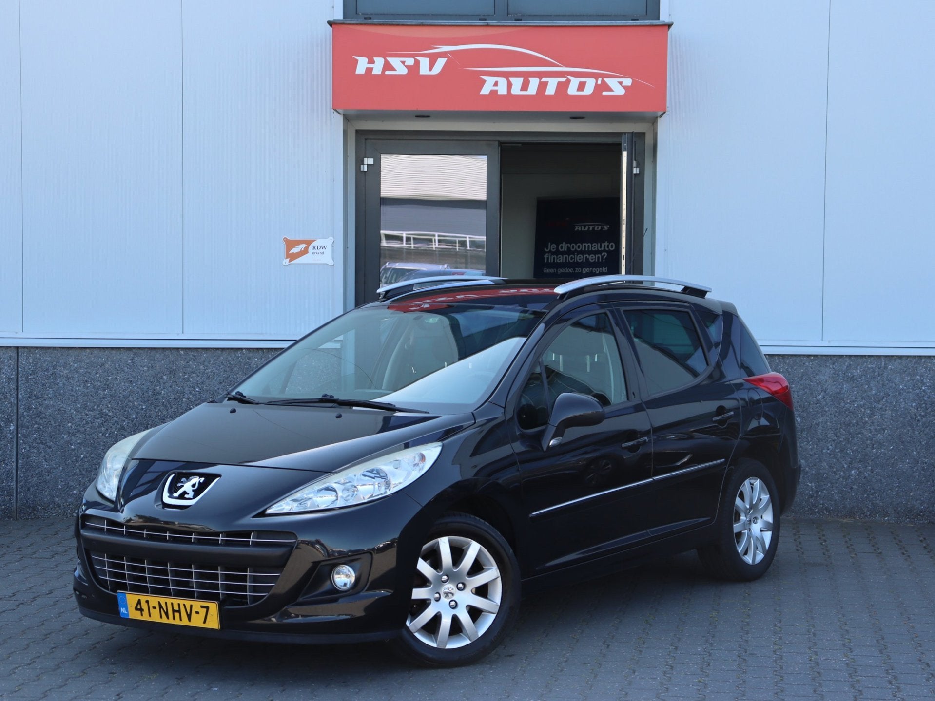 Peugeot 207 SW 1.6 VTi Sportium airco LM *164.000km*, Voorwielaandrijving, Euro 5, 4 cilinders, Zwart