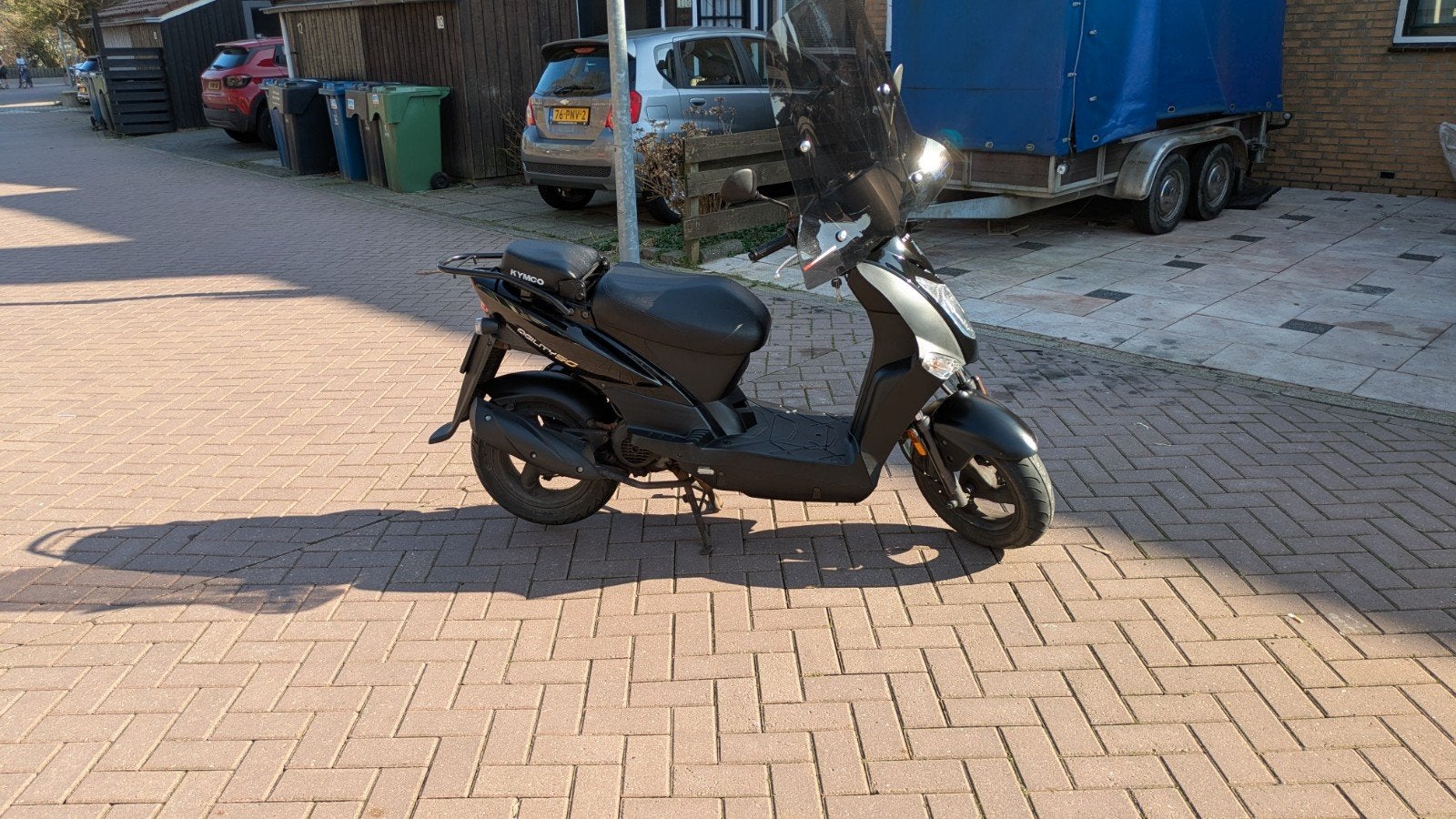 Kymco Agility 50 Geel Kenteken - Zeer Goed Onderhouden, Fietsen en Brommers, Ophalen, Maximaal 45 km/u, 49 cc, Zo goed als nieuw