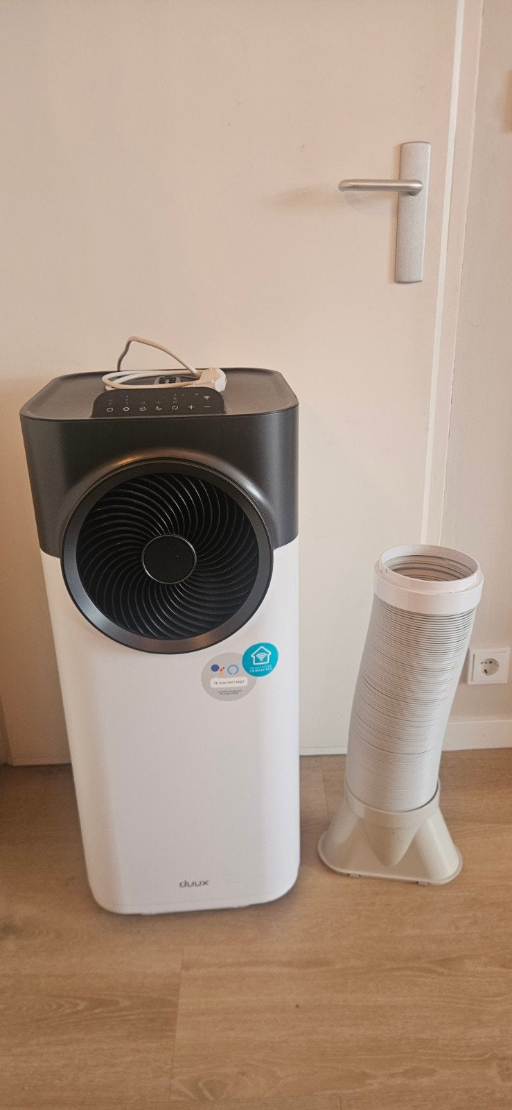 Duux Mobiele Airco DXMA04 - Koelen, Ontvochtigen, Ventileren, Witgoed en Apparatuur, Ophalen, Gebruikt, Afstandsbediening, Minder dan 60 m³