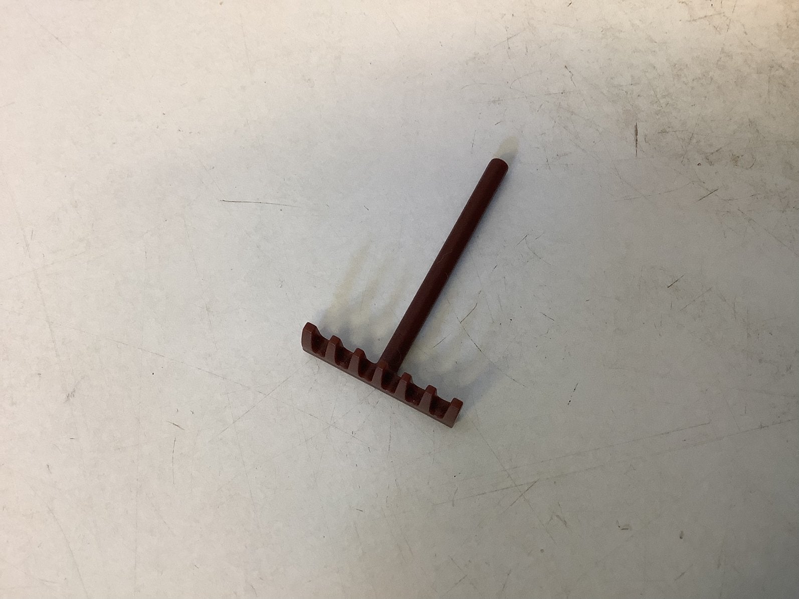 Lego minifiguur gereedschap hark Fabuland bruin, Ophalen of Verzenden, Gebruikt, Minifiguur, Lego