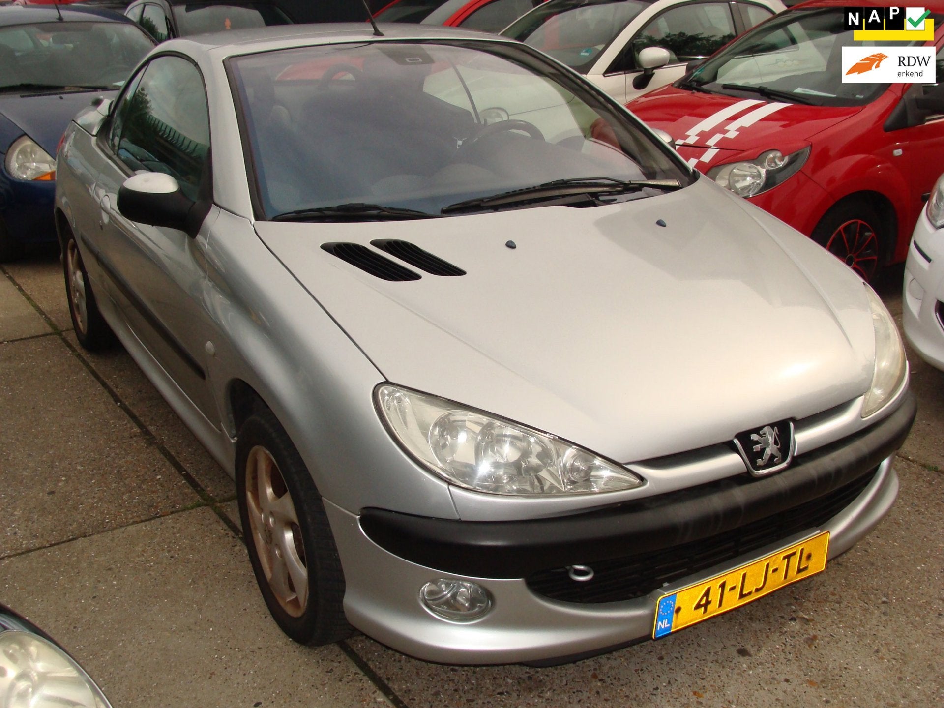 Peugeot 206 CC 1.6-16V st bekr airco (nl auto)nap apk, Auto's, Peugeot, Voorwielaandrijving, Gebruikt, 4 cilinders, Cabriolet