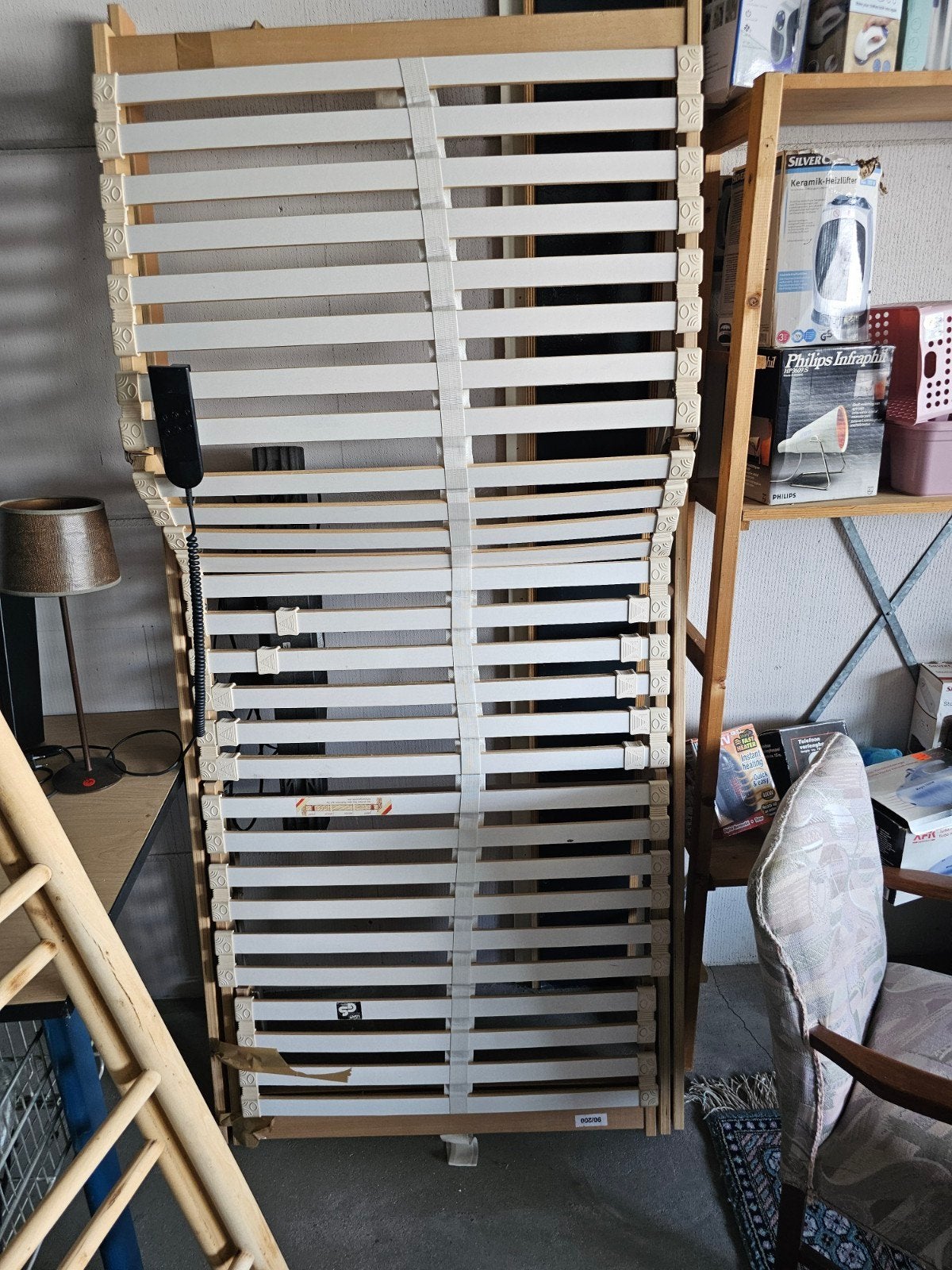 Elektrisch verstelbaar lattenbodem 90x200, Ophalen, Gebruikt, 90 cm, Eenpersoons