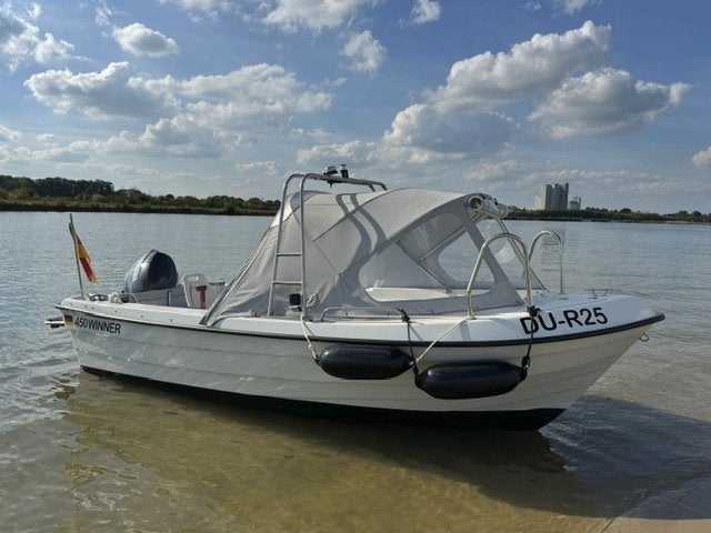 Motorboot+Trailer Crescent 450 Yamaha F40 Powertrim Bj.2008, Watersport en Boten, Ophalen, Overige merken, Elektrische start, 5 m