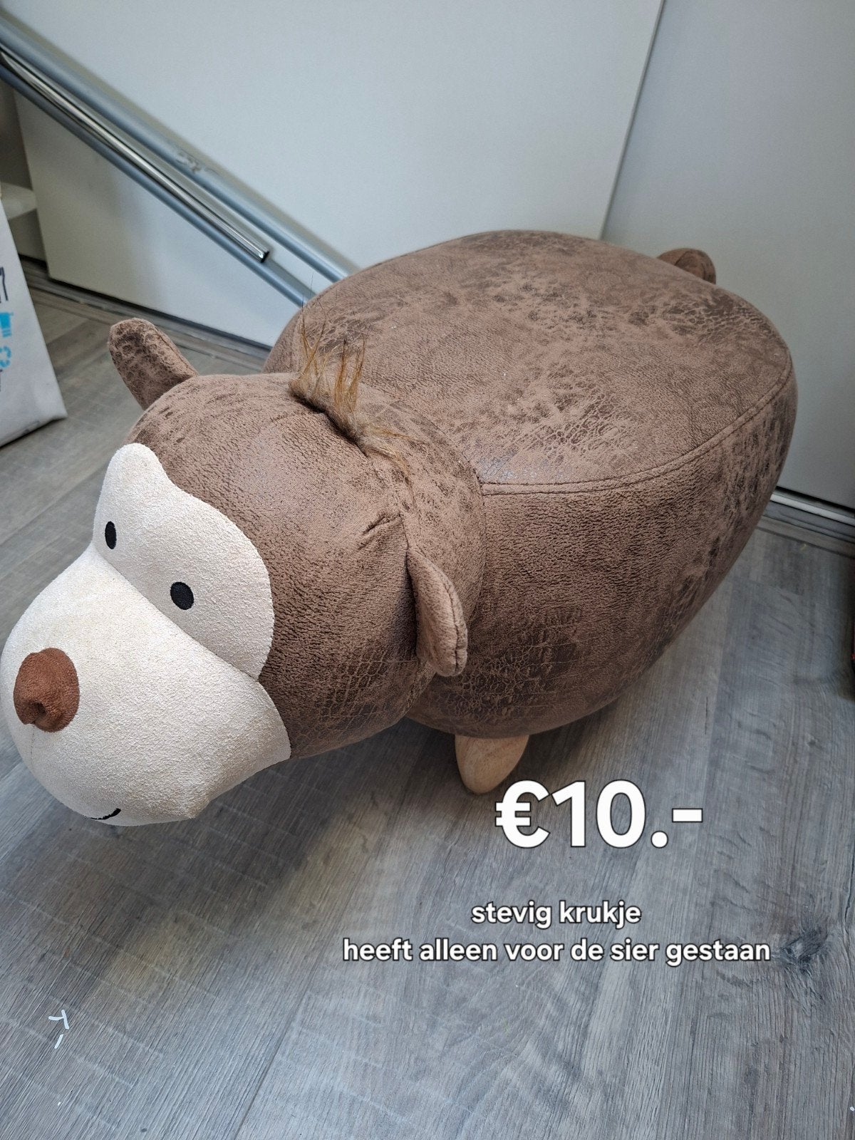 apen krukje, Ophalen, Minder dan 50 cm, Rond, Minder dan 50 cm
