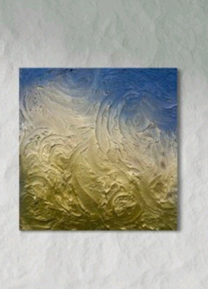 Lee Jaimy Echoes of Eden, Abstract, Ophalen of Verzenden, Gemengde techniek, Overige materialen