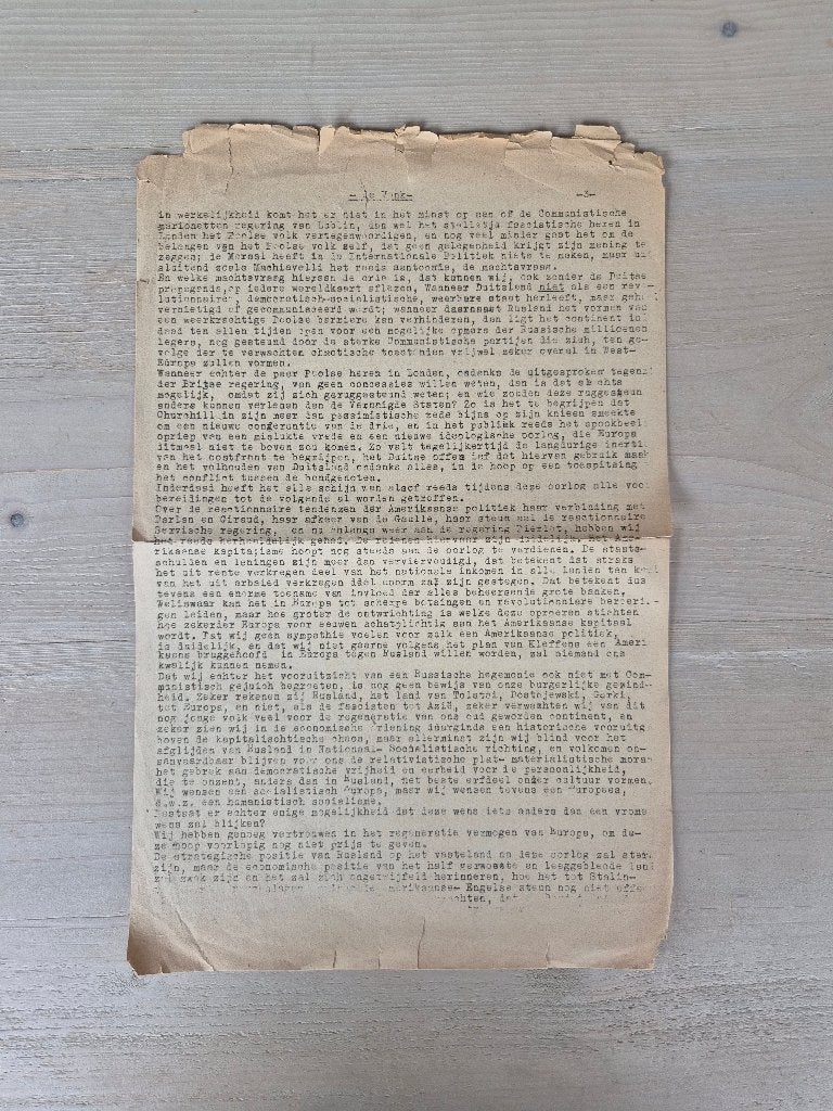 Wo2 Illegale pers verzetskrant De Vonk, Verzamelen, Ophalen of Verzenden, Nederland, Overige typen