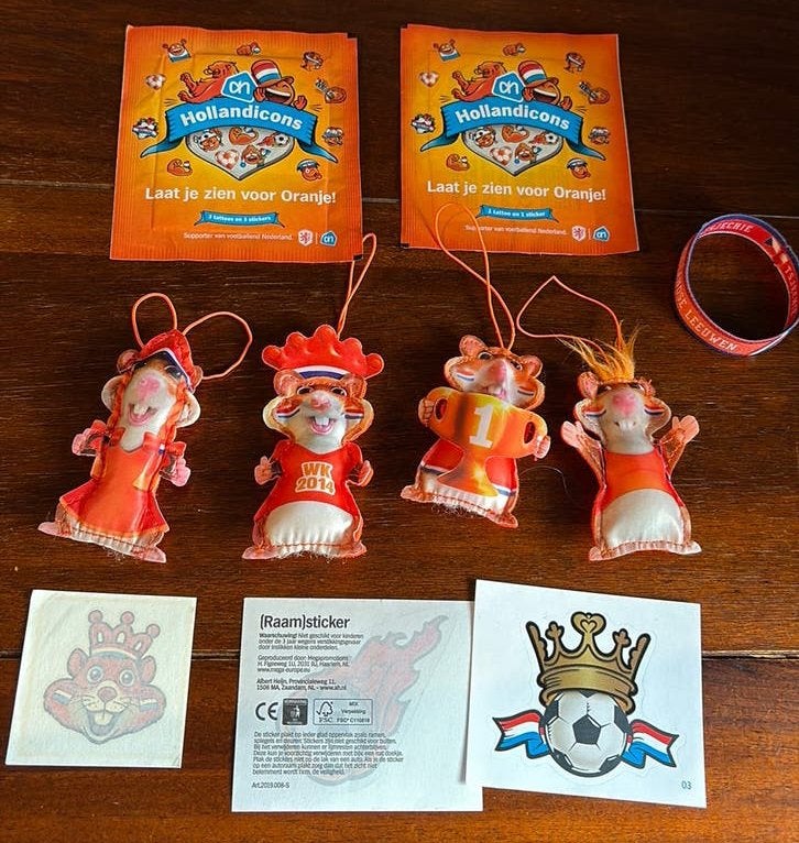 Wk Voetbal verzameling oranje, Ophalen of Verzenden