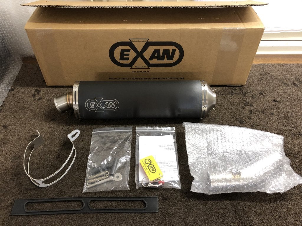 Exan Oval Classic uitlaat demper Kawasaki ZX-10R ZX10R 08-10, Verzenden, EXAN S.R.L., Nieuw, Info@exanexhaust.com