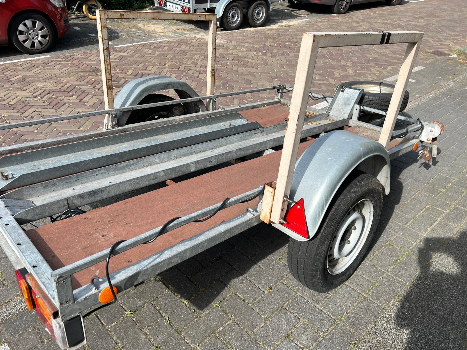Motortrailer/aanhanger voor motor, Ophalen