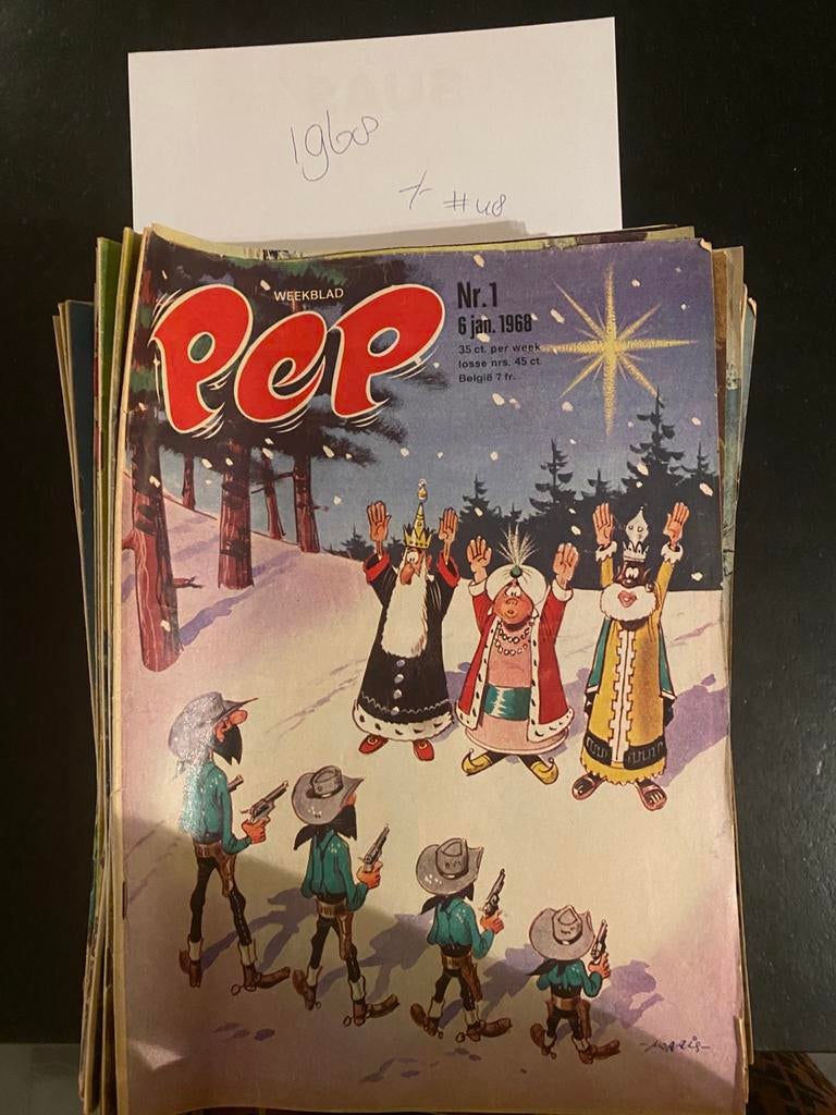 Jaargang PEP 1968, Meerdere comics, Ophalen, Gelezen, Europa