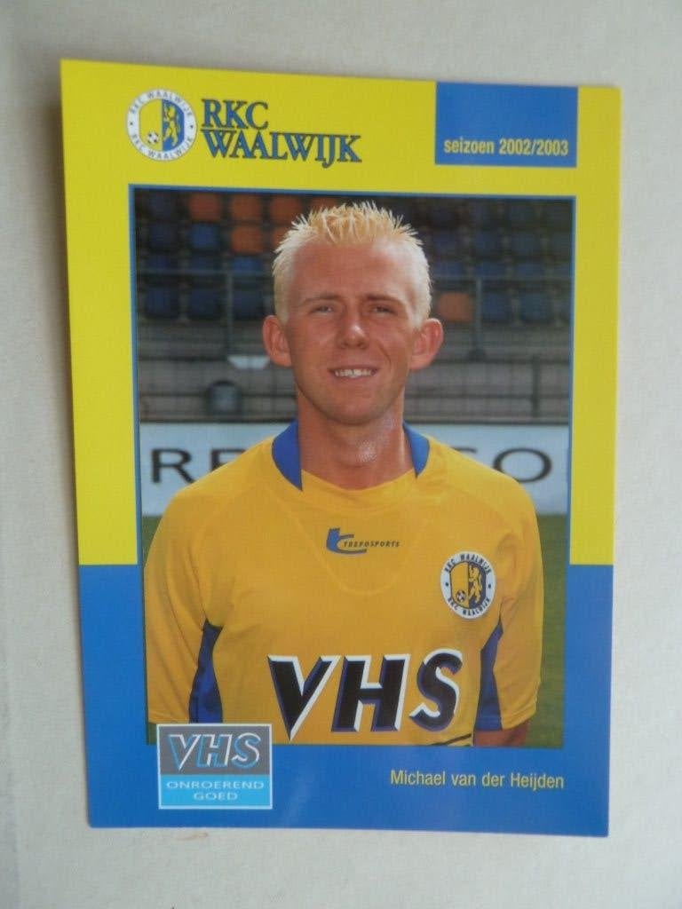 Spelerskaart. Michael.v.d.Heijden  RKC Waalwijk  2002/2003, Ophalen of Verzenden, Zo goed als nieuw, Overige binnenlandse clubs