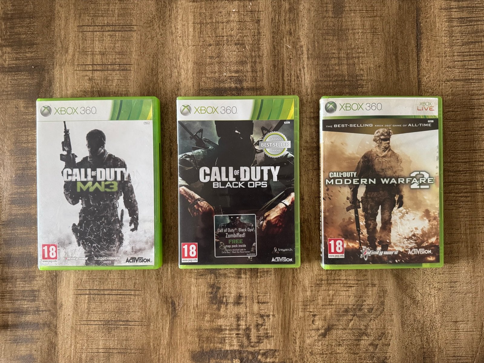 Call of Duty Xbox 360 - MW2, MW3, Black Ops, Ophalen, Online, Gebruikt, Vanaf 18 jaar
