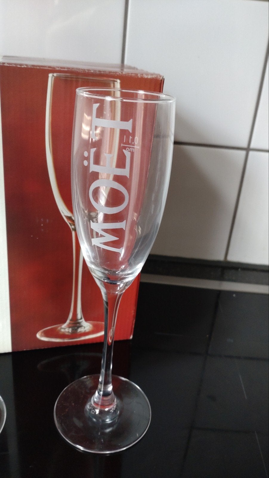 champagne flutes Moët & Chandon, set 8 st, Verzamelen, Ophalen of Verzenden, Nieuw, Overige typen