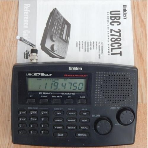 Uniden Bearcat UBC278CLT. O.a. luchtvaart, kerkradio., Ophalen, Gebruikt, 500 kanalen of meer
