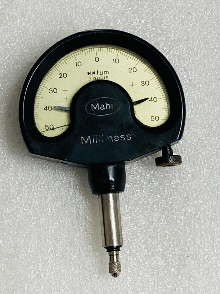 Mahr Millimess 0.001 mm meetklok, Ophalen of Verzenden, Zo goed als nieuw