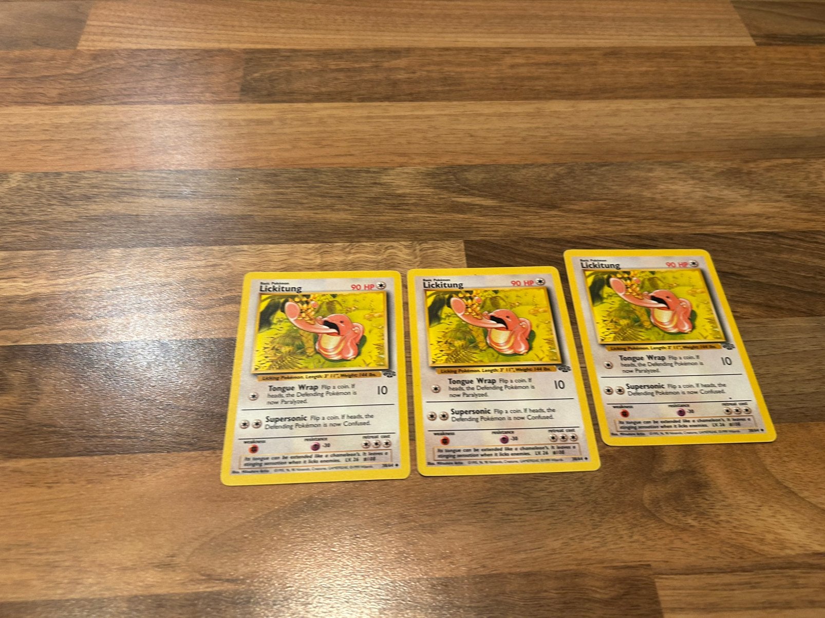 Lickitung 3x, Hobby en Vrije tijd, Verzamelkaartspellen | Pokémon, Ophalen, Zo goed als nieuw