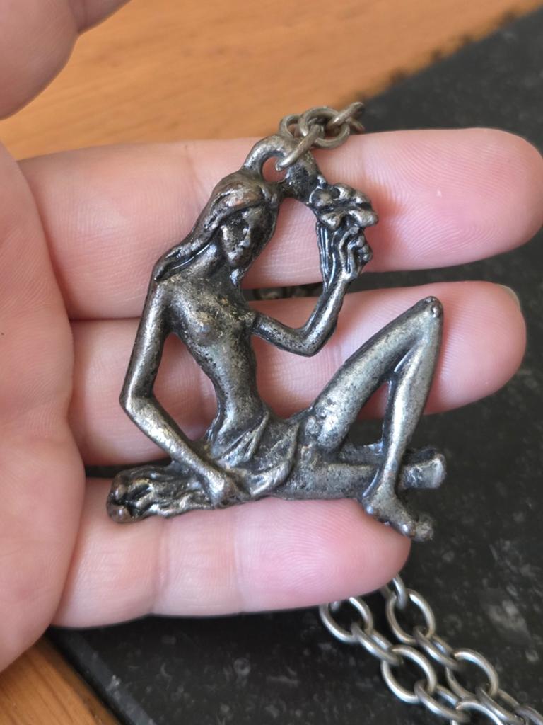 Zodiagram Aquarius Ketting - Vintage Hanger, Ophalen