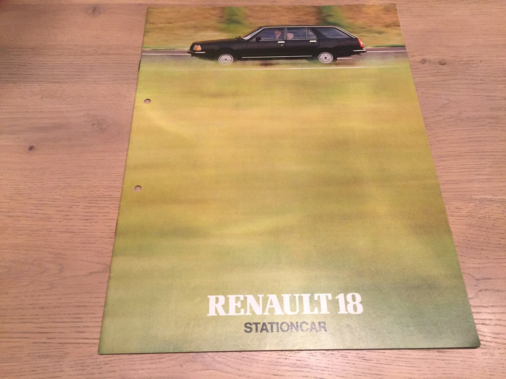 Folder Renault 18 stationcar 1979, Ophalen of Verzenden, Gelezen, Renault