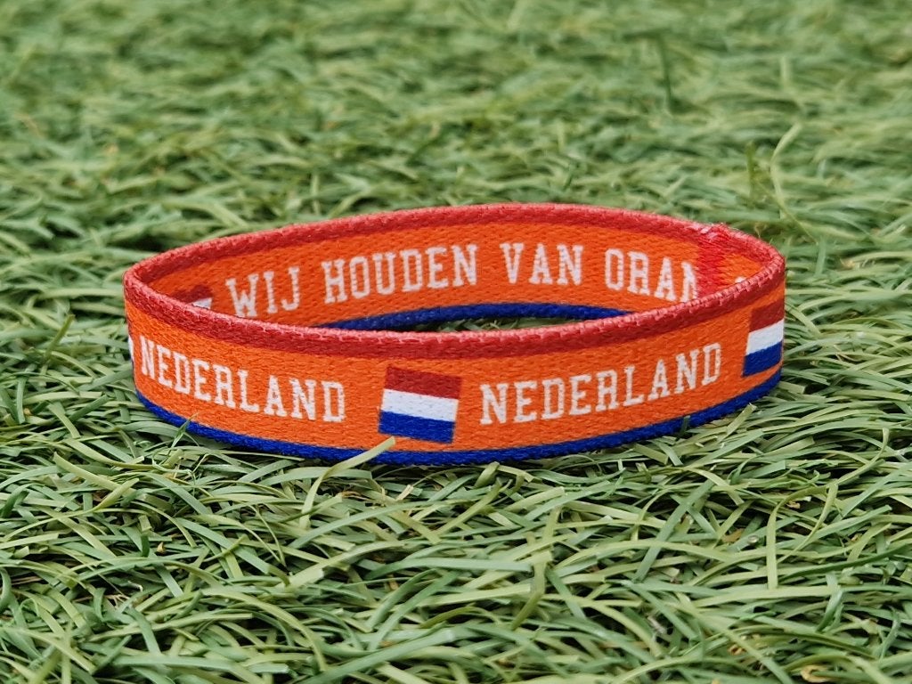 Dubbelzijdig armbandje Nederland / Oranje - WK 2026, Verzenden, Zo goed als nieuw, Buitenlandse clubs, Overige typen