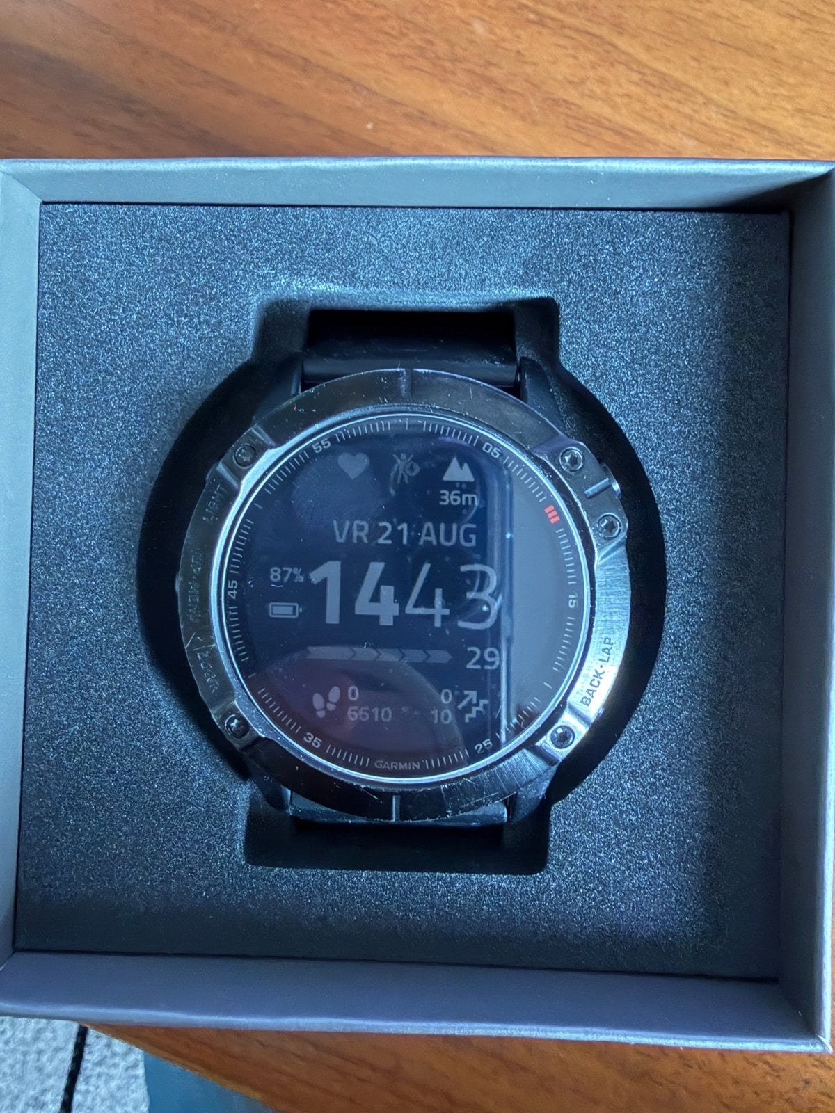 Garmin Fenix 6X Pro - Multisport GPS Smartwatch, Sieraden, Tassen en Uiterlijk, Sporthorloges, Ophalen, Afstand, Zwart, Zo goed als nieuw