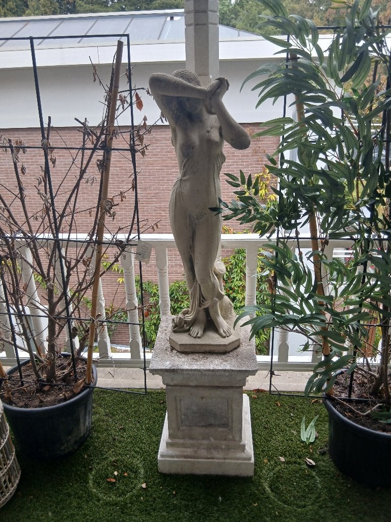Beeld op sokkel, Ophalen of Verzenden, Gebruikt, Mens