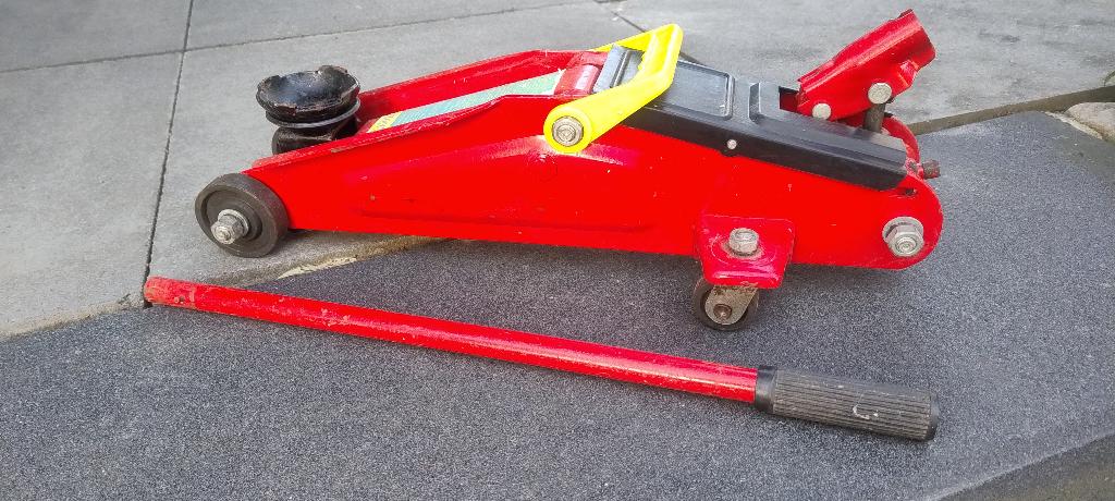 hydraulische krik, Auto diversen, Ophalen, Gebruikt, Hydraulisch, Garagekrik