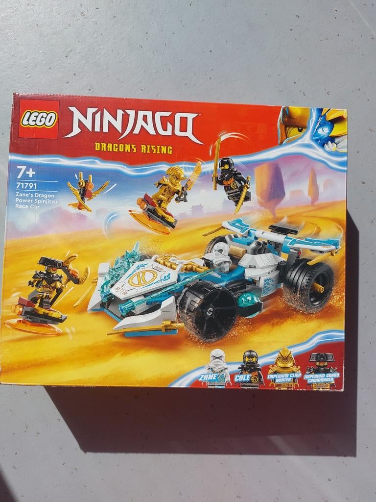 LEGO Ninjago Zane's Draken Power Spinner Auto 71791, Lego, Ophalen of Verzenden, Zo goed als nieuw, Ninjago