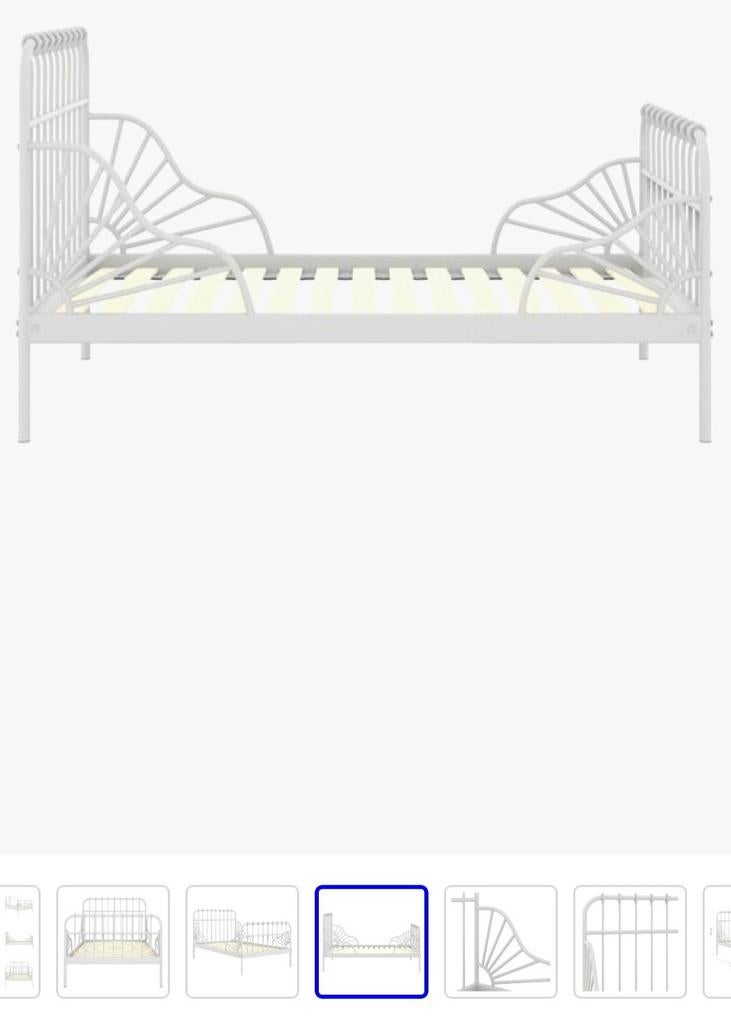 Meegroeibed van ikea., Gebruikt, 70 tot 85 cm, 180 cm of meer, Ophalen