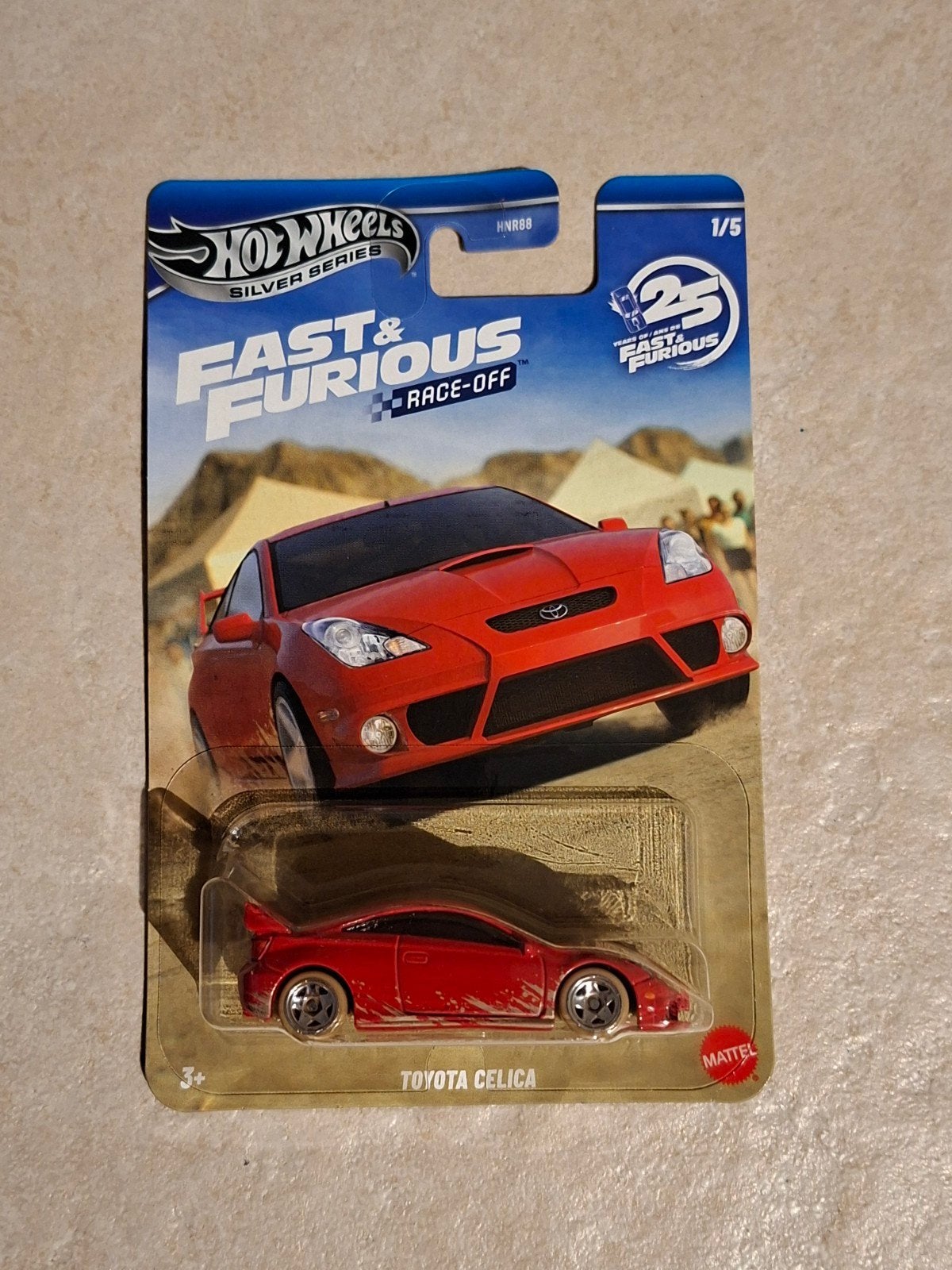 Hot Wheels Fast & Furious Toyota Celica Silver Series, Hobby en Vrije tijd, Modelauto's | Overige schalen, Ophalen of Verzenden