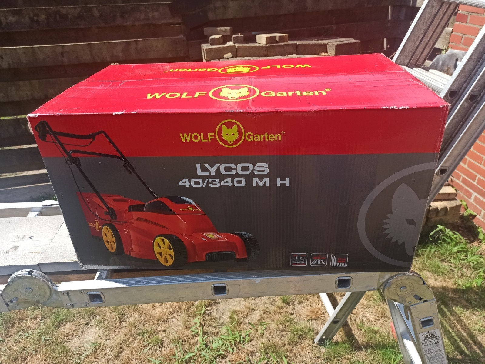 Wolf Garten Lycos 40/340 Accu maaier, Cirkelmaaier, Accu-grasmaaier, Nieuw, Ophalen of Verzenden