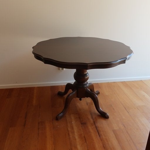Eettafel tafel origineel hout diameter 108 cm tafel antiek, Antiek en Kunst, Ophalen