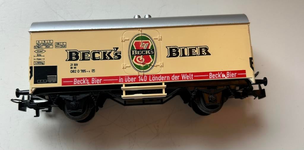 Märklin H0 4618 Koelwagen "Beck's Bier", Hobby en Vrije tijd, Modeltreinen | H0, Verzenden, Gebruikt