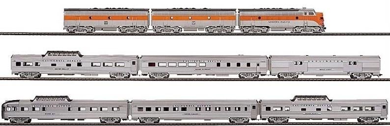 Marklin H0 26600 OVP California Zephyr, 9-delige set, Wisselstroom, Treinset, Nieuw, Ophalen of Verzenden