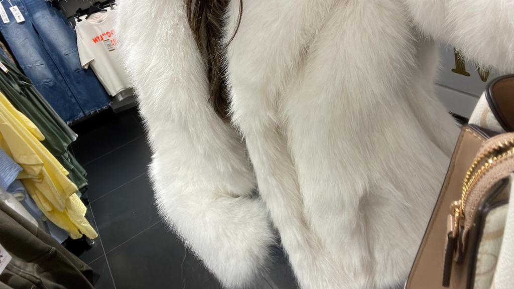 winterjas TE KOOP., Ophalen, Zo goed als nieuw, Wit