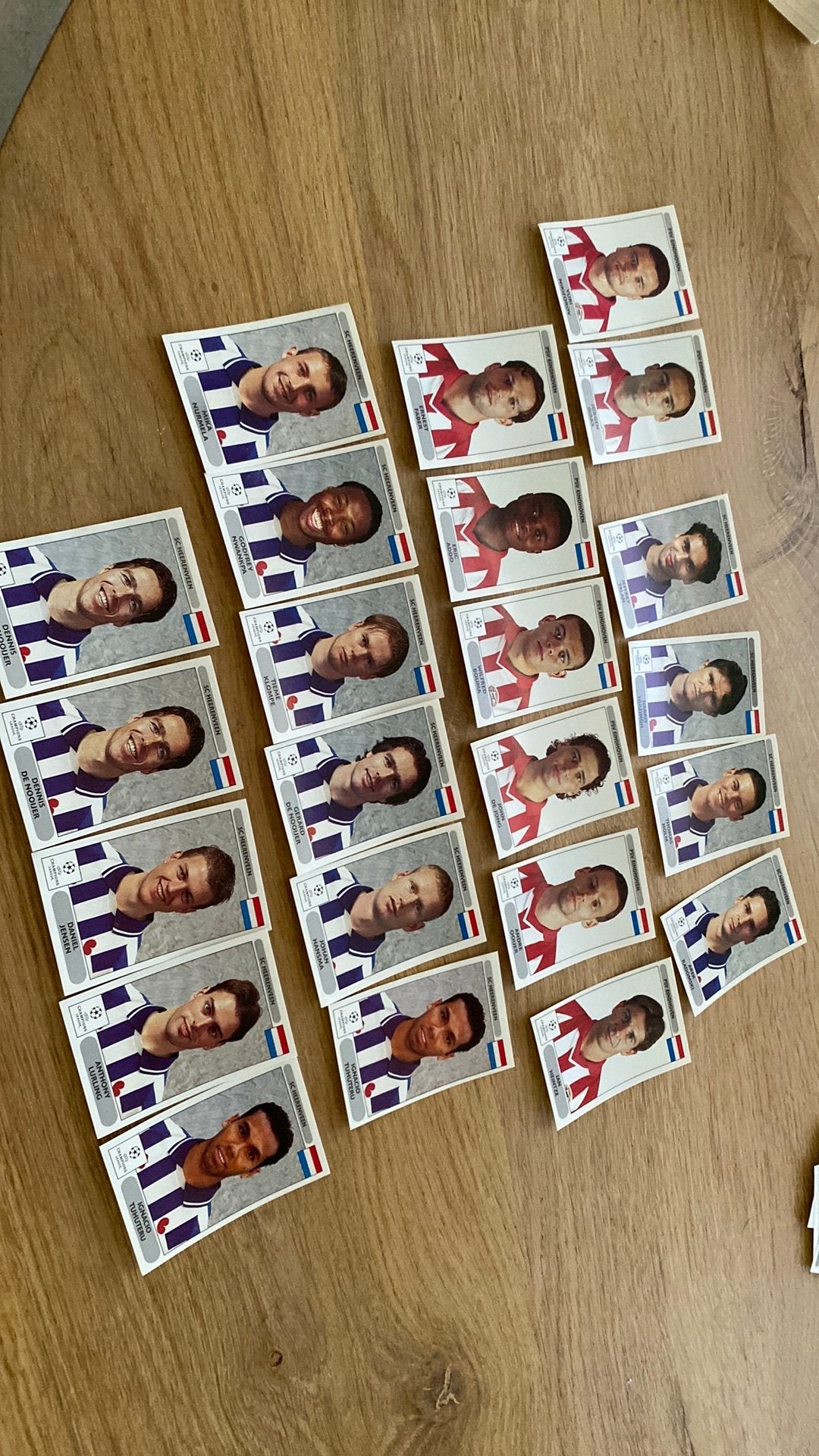 Panini 2000 psv en Heerenveen, Ophalen of Verzenden, Zo goed als nieuw, PSV, Poster, Plaatje of Sticker