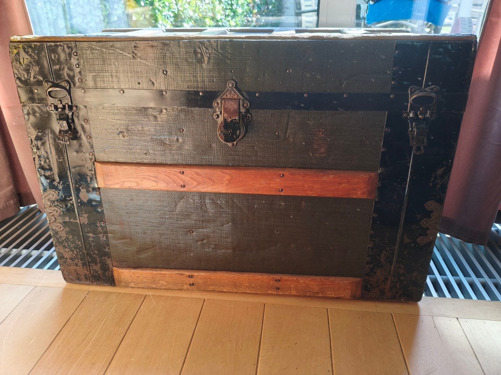 Antieke reiskoffer/kist - Vintage decoratie, Ophalen