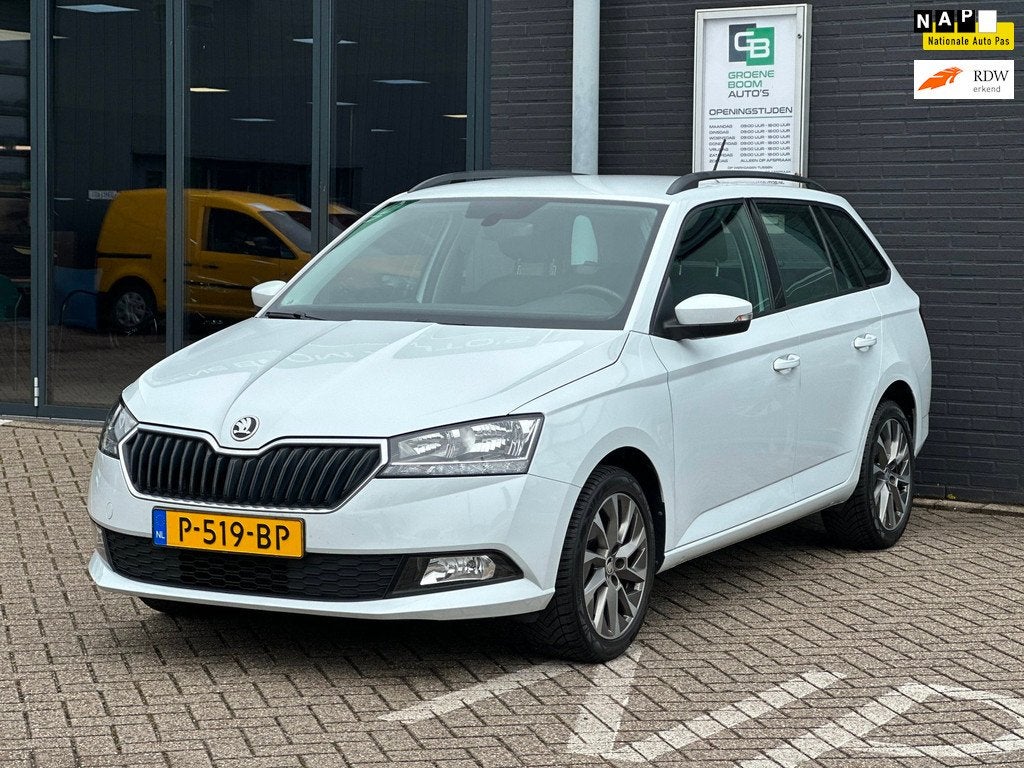 Skoda Fabia Combi 1.0 TSI Business Edition/1STE EIG/NAVI/APP, Auto's, Stof, Gebruikt, Euro 6, 95 pk