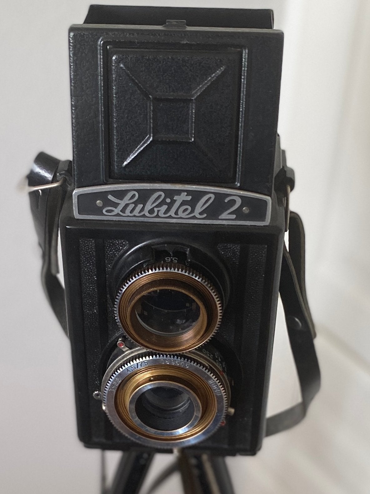 Zeldzame LOMO LUBITEL 2 Sovjet twee-oogcamera (1955-1977), Ophalen of Verzenden, Gebruikt, Spiegelreflex, Overige Merken