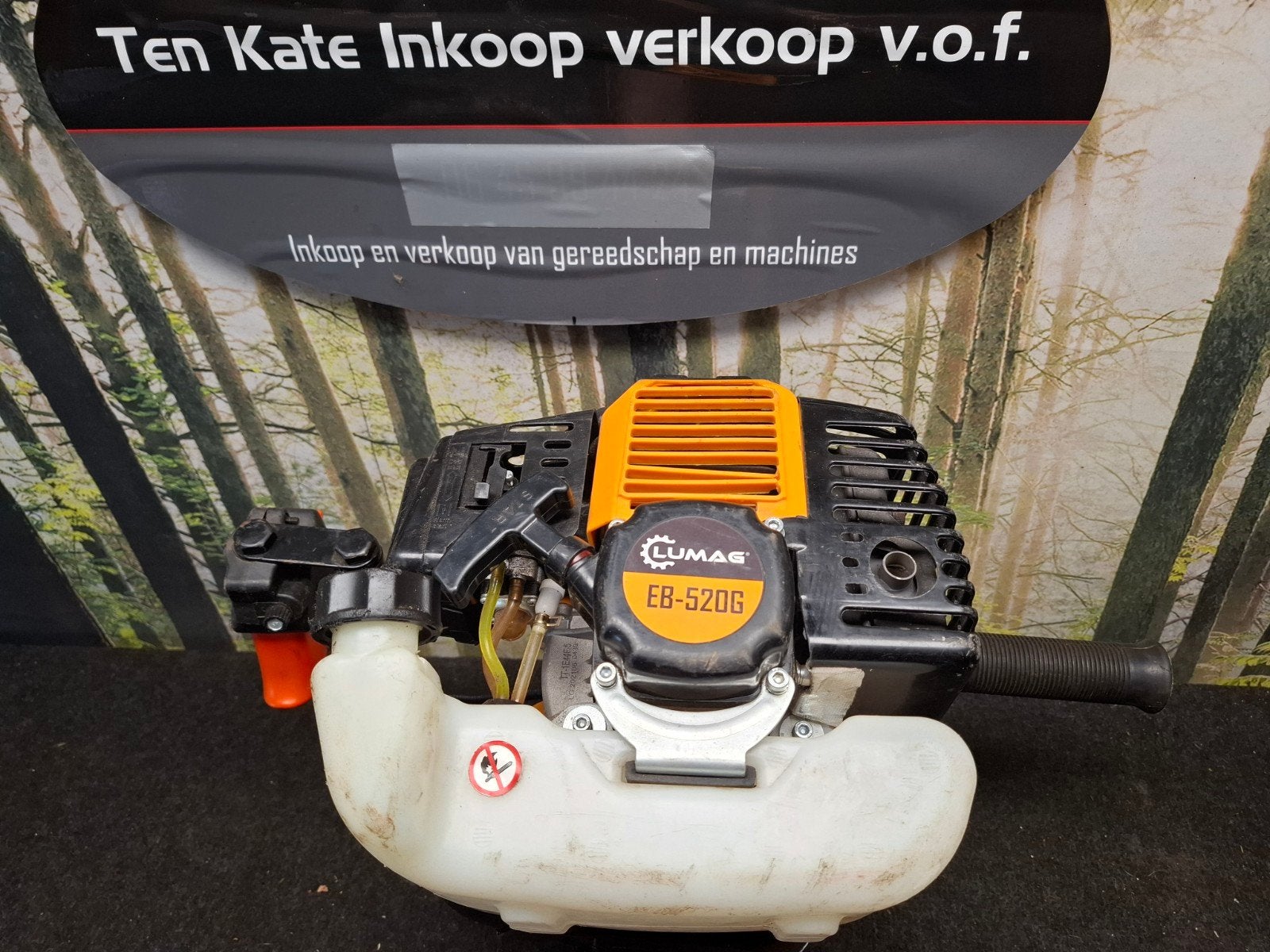 Lumag EB520G grondboor, Tuin en Terras, Ophalen, Zo goed als nieuw, Grondboor, Lumag