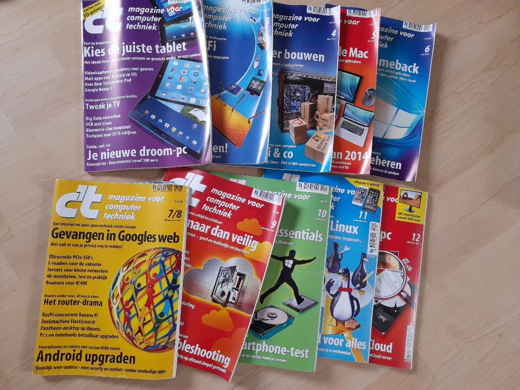 JAARGANG C´T MAGAZINE VOOR COMPUTER EN TECHNIEK 2014, Boeken, Ophalen of Verzenden, Zo goed als nieuw, Wetenschap en Natuur