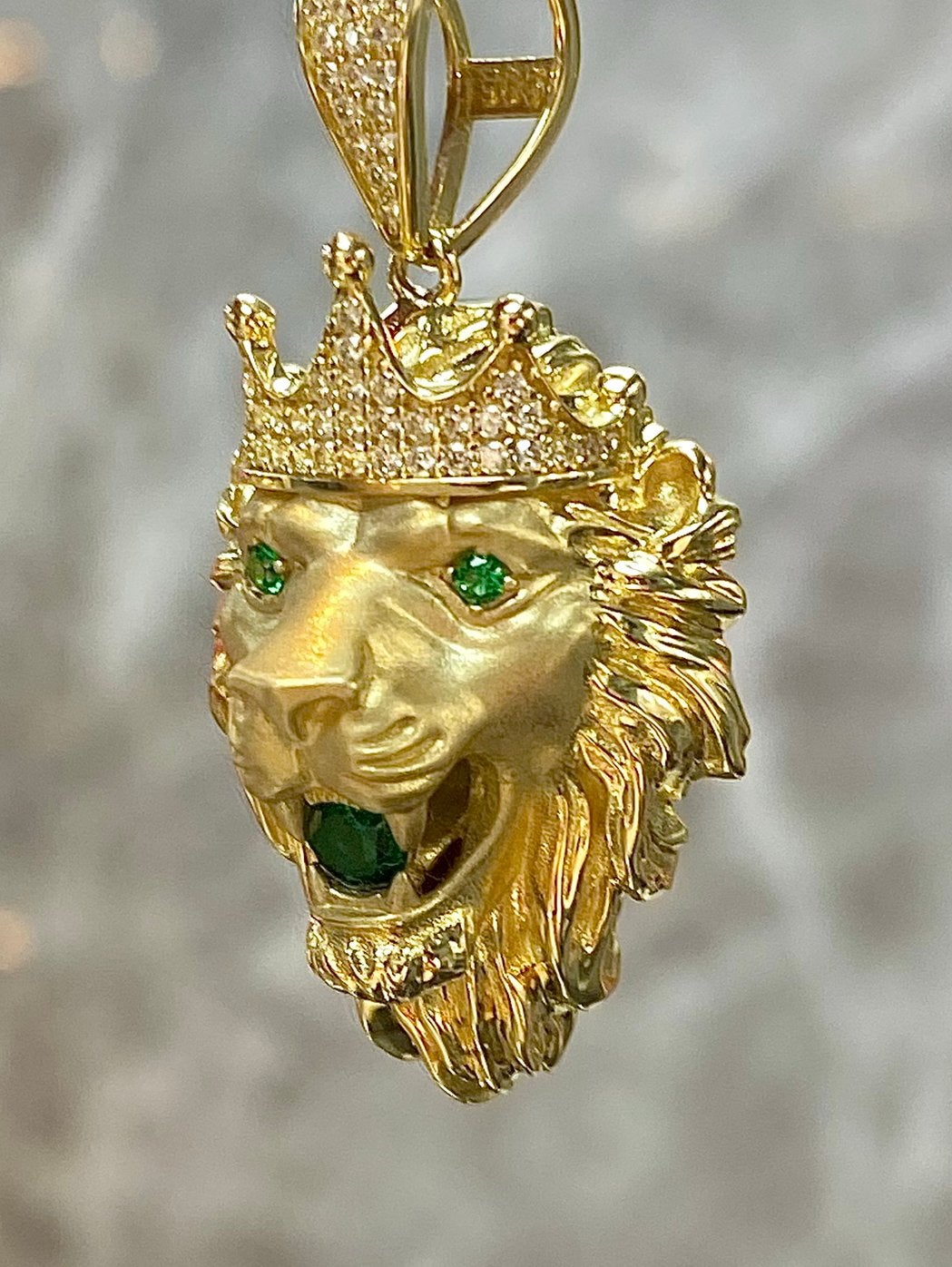 14k Gouden Leeuwkop, Ophalen of Verzenden, Nieuw, Goud