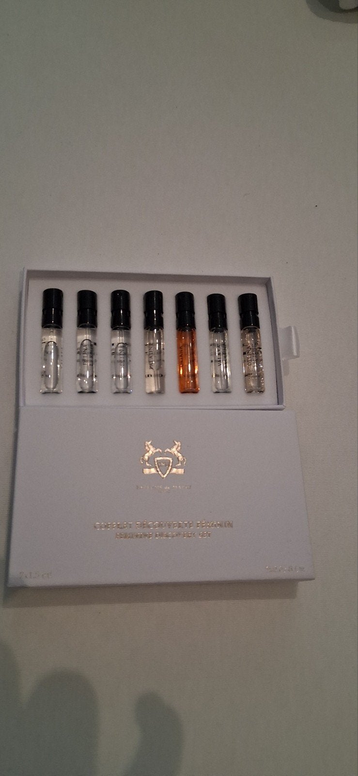 Parfums de Marly Dames Discovery Set - 7x1.5ml, Ophalen of Verzenden, Zo goed als nieuw
