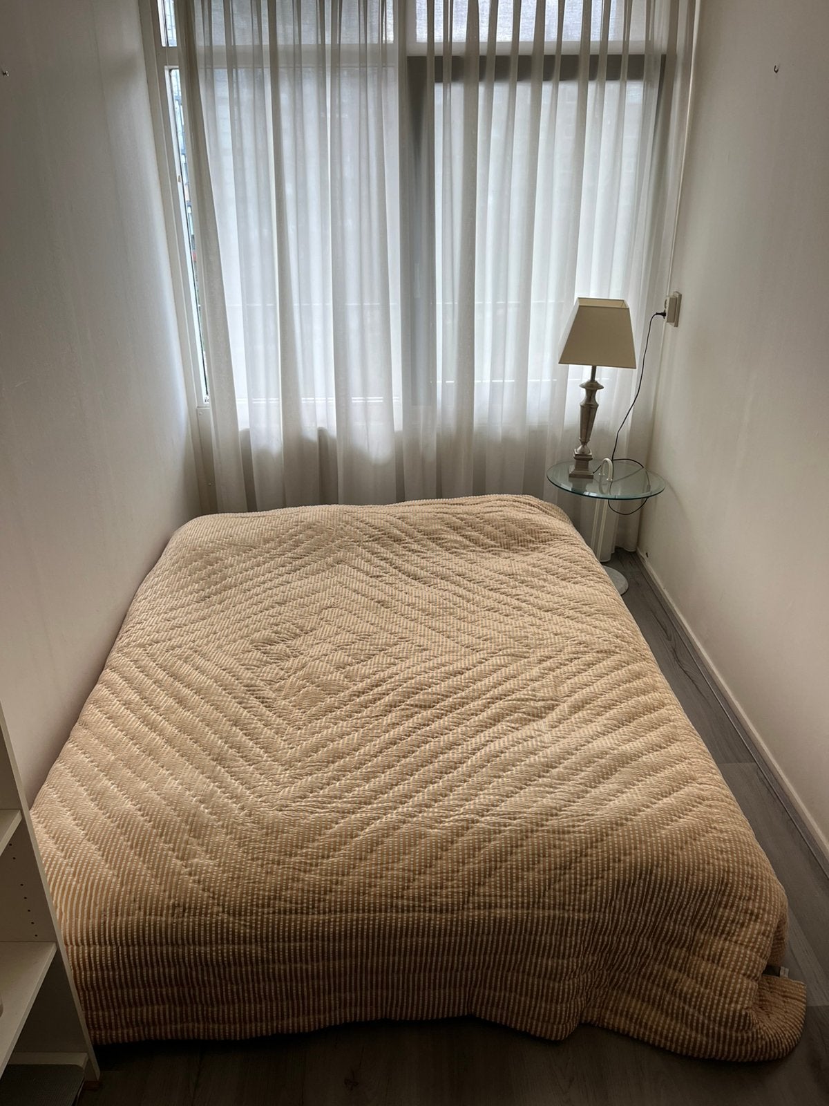 Exclusief Ottomania doorgestikt sprei –290 x 250 cm, Huis en Inrichting, Ophalen, Gebruikt, Overige typen, Katoen