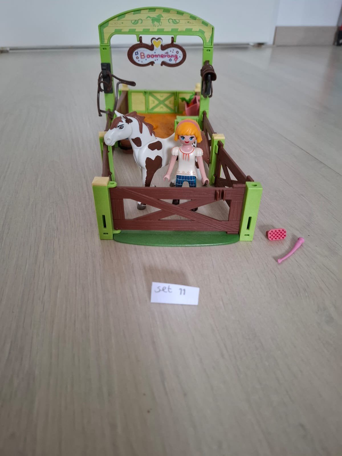 Playmobil spirit 9480 paardenbox Abigail., Kinderen en Baby's, Ophalen, Zo goed als nieuw