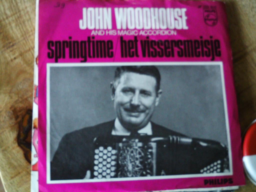 john woodhouse - springtime // vissersmeisje  6mei, Cd's en Dvd's, Vinyl Singles, Wereldmuziek, Inclusief obi, 7 inch, Single