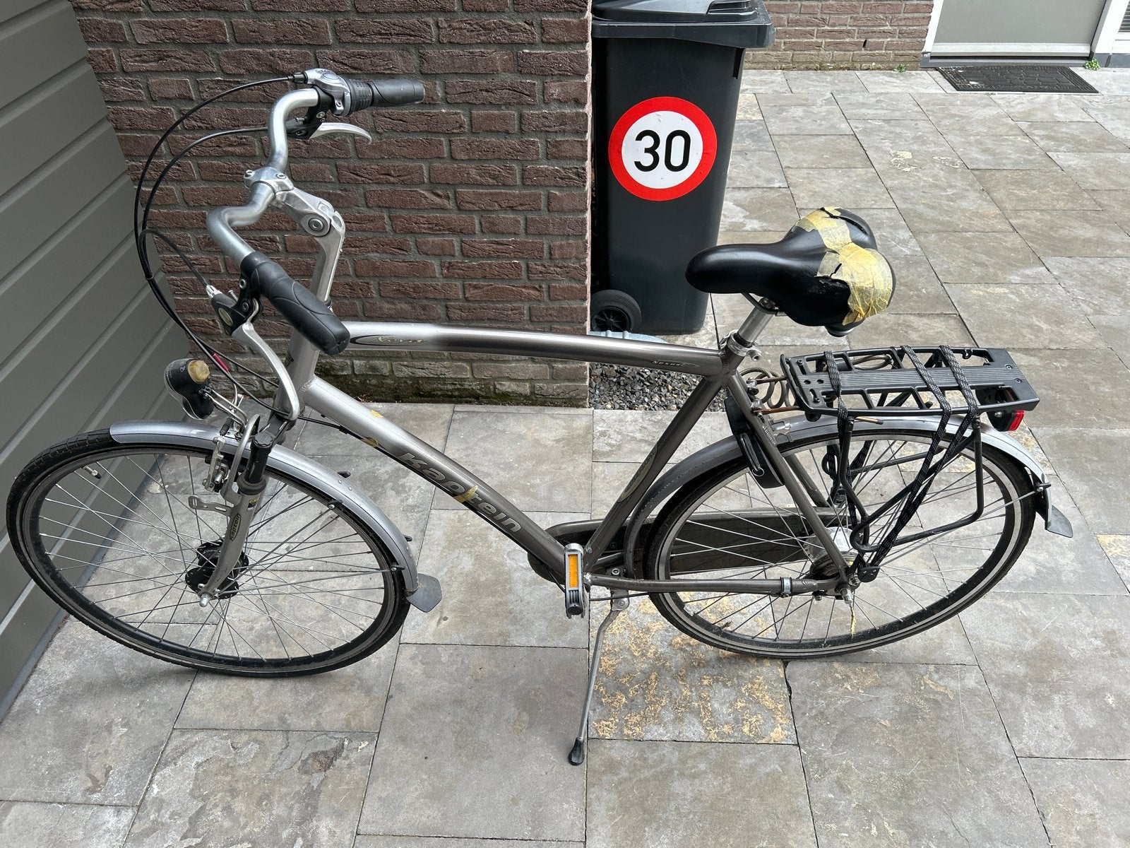Heren fiets merk kaptein, Minder dan 10 versnellingen, Gebruikt, Vering, Ophalen