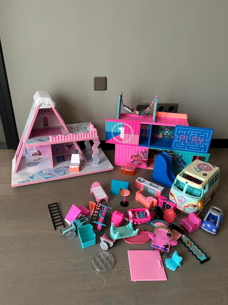 LOL Camper, Huis en Toebehoren Speelset, Ophalen, Gebruikt, Meisje