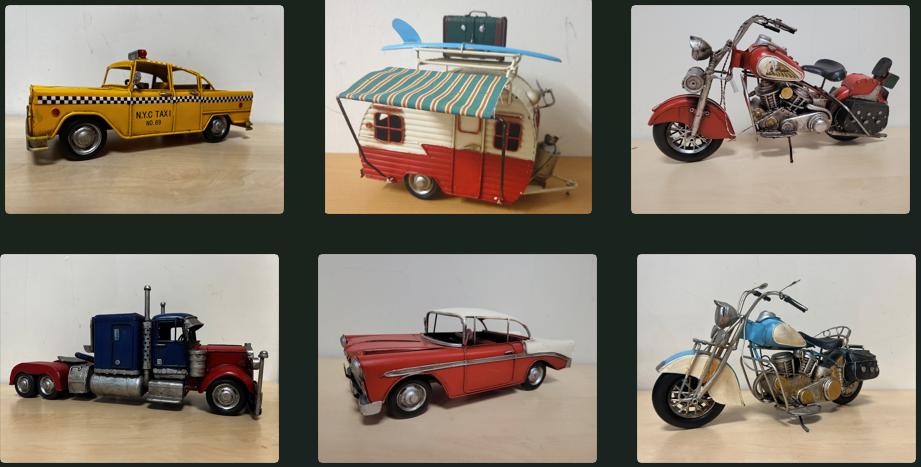 Foodtruck Hotdog caravan miniatuur van metaal blikken model, Info@deconoord.nl, Deco Noord, Nieuw, Ophalen of Verzenden