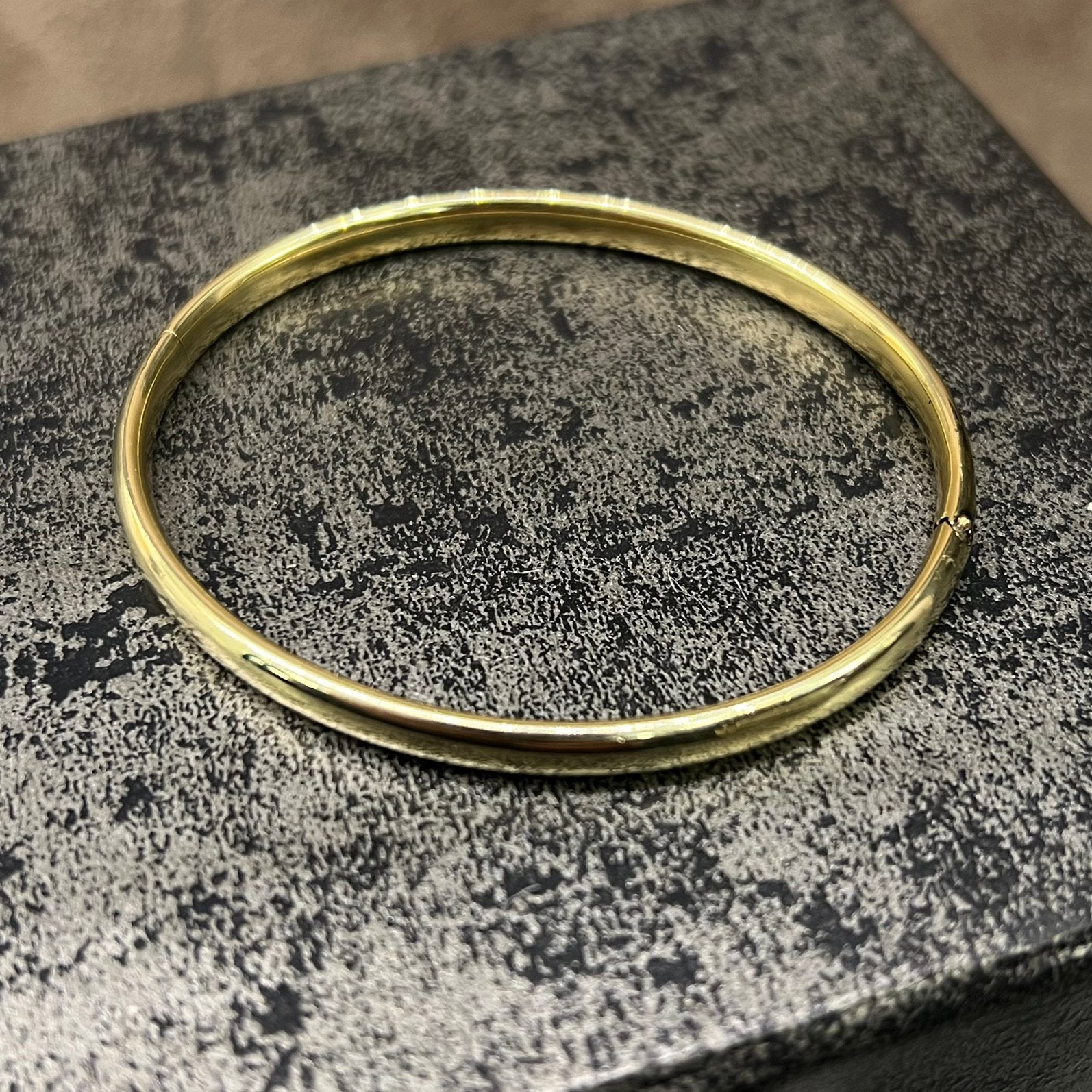14 karaat gouden slavenarmband prachtig model, Sieraden, Tassen en Uiterlijk, Armbanden, Ophalen of Verzenden, Zo goed als nieuw